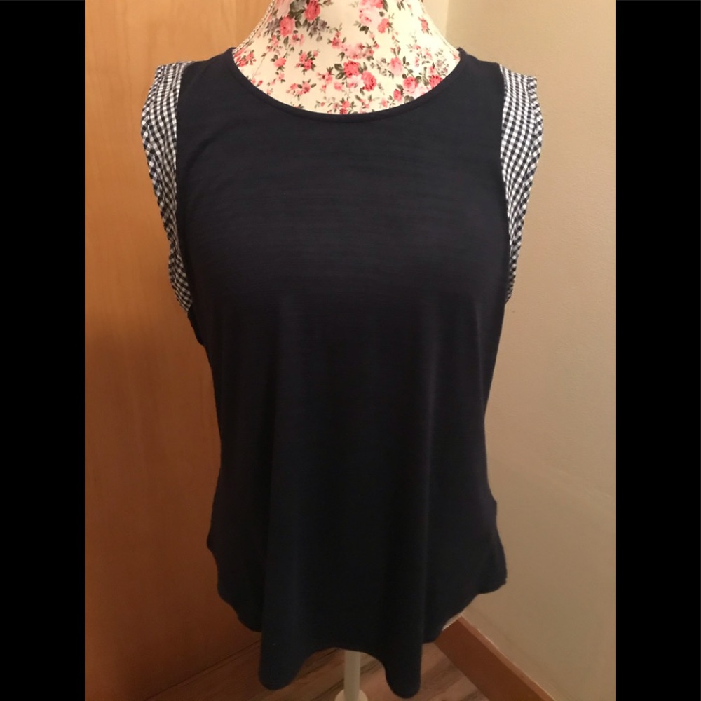 Navy blue shirt